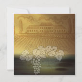 Uitnodiging voor cocktail van wijnsteenkoolbrikett (Achterkant)