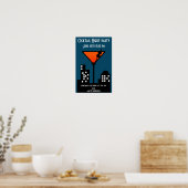 Uitnodiging voor cocktailfeest poster (Keuken)
