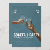 Uitnodiging voor Cocktailparty (Voorkant / Achterkant)
