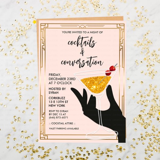 Uitnodiging voor Cocktailparty