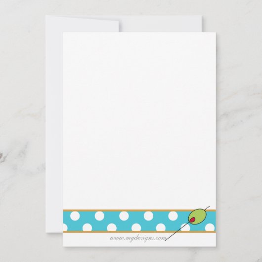 Uitnodiging voor cocktailparty (Achterkant)