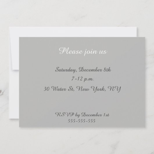  uitnodiging voor cocktailparty (Achterkant)