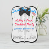 Uitnodiging voor cocktailparty (of andere gelegenh (Staand voorkant)