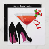 Uitnodiging voor cocktailparty van SRF (Voorkant / Achterkant)