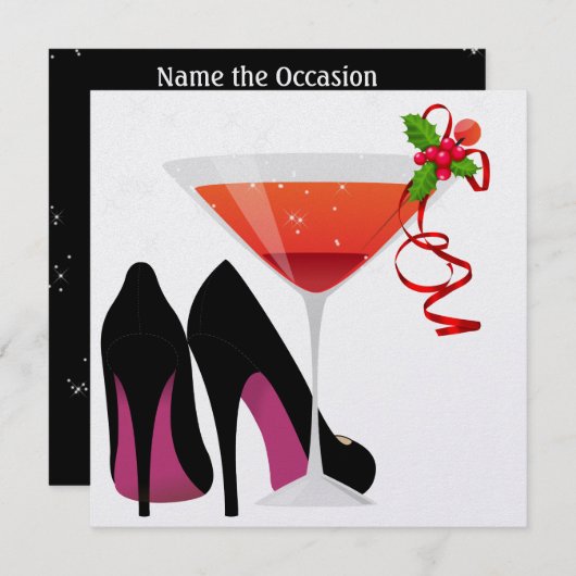 Uitnodiging voor cocktailparty van SRF (Voorkant / Achterkant)