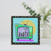 Uitnodiging voor cocktails (Staand voorkant)