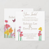 Uitnodiging voor Collectie van een tuinpartij (Voorkant / Achterkant)