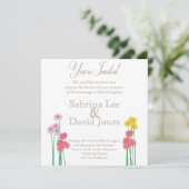 Uitnodiging voor Collectie van een tuinpartij (Staand voorkant)