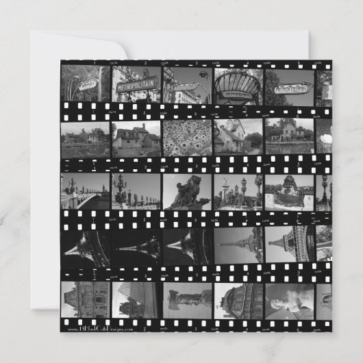 Uitnodiging voor Collecties van Parijs (Achterkant)