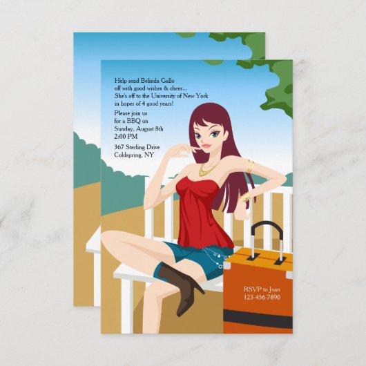 Uitnodiging voor College (Voorkant / Achterkant)