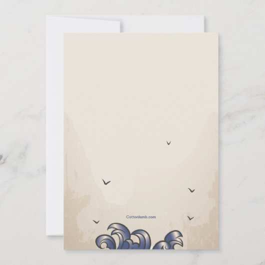 Uitnodiging voor Columbus Day-schip (Achterkant)