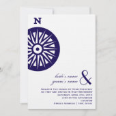 Uitnodiging voor compass Wedding (Voorkant)