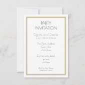 Uitnodiging voor computerprogrammapartij (Achterkant)