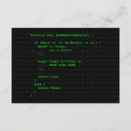 Uitnodiging voor computerprogrammapartij