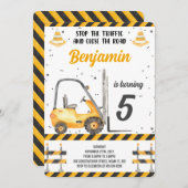 Uitnodiging voor constructie (Voorkant / Achterkant)