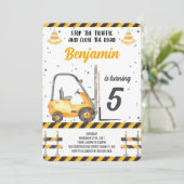 Uitnodiging voor constructie (Staand voorkant)