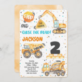 Uitnodiging voor constructie (Voorkant / Achterkant)