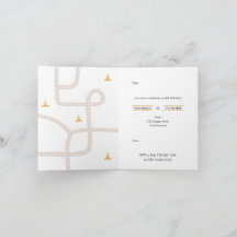 Uitnodiging voor constructie verjaardagsfeestje