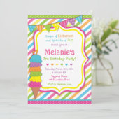 uitnodiging voor consumptie van ijs / consumptie v (Staand voorkant)