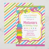 uitnodiging voor consumptie van ijs / consumptie v (Voorkant / Achterkant)