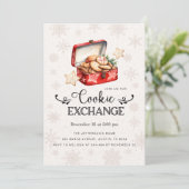 Uitnodiging voor Cookie Exchange-feestje, Cookie S (Staand voorkant)
