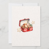 Uitnodiging voor Cookie Exchange-feestje, Cookie S (Achterkant)