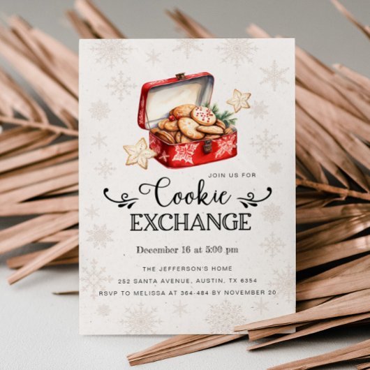 Uitnodiging voor Cookie-uitwisselingsparty, Cookie