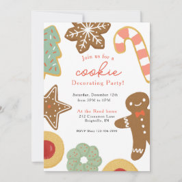 Uitnodiging voor Cookie Versierfeestje