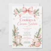 Uitnodiging voor Cookies & Cocoa Soirée (Voorkant)