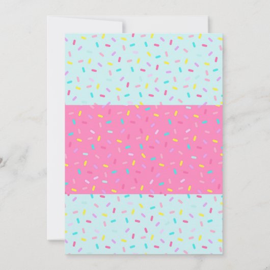 Uitnodiging voor cookies versieren feestje (Achterkant)