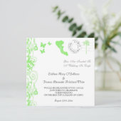 uitnodiging voor Corfu Wedding (Staand voorkant)