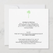 uitnodiging voor Corfu Wedding (Achterkant)