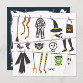 Uitnodiging voor Costume-partij Halloween