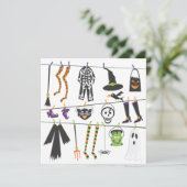 Uitnodiging voor Costume-partij Halloween