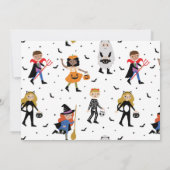 Uitnodiging voor Costume-partij Halloween (Achterkant)