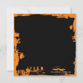 Uitnodiging voor Costume-partij Halloween (Achterkant)