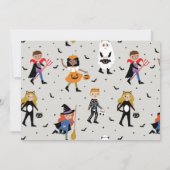 Uitnodiging voor Costume-partij Halloween (Achterkant)