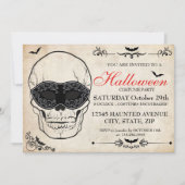 Uitnodiging voor Costume-partij Halloween (Voorkant)
