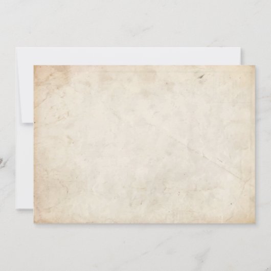 Uitnodiging voor Costume-partij Halloween (Achterkant)