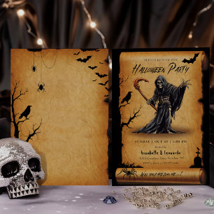 Uitnodiging voor Costume-partij Halloween
