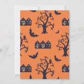 Uitnodiging voor Costume-partij Halloween (Achterkant)