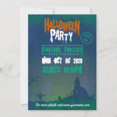Uitnodiging voor Costume-partij Halloween (Voorkant)
