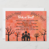 Uitnodiging voor Costume-partij Halloween (Voorkant)