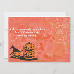 Uitnodiging voor Costume-partij Halloween