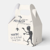 Uitnodiging voor Costume-partij Halloween Bedankdoosjes (Voorkant Zijde)