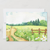 Uitnodiging voor Country Road Family Reunion (Achterkant)