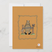 Uitnodiging voor cowboy Gear (Achterkant)