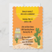 Uitnodiging voor cowboy kind (Achterkant)