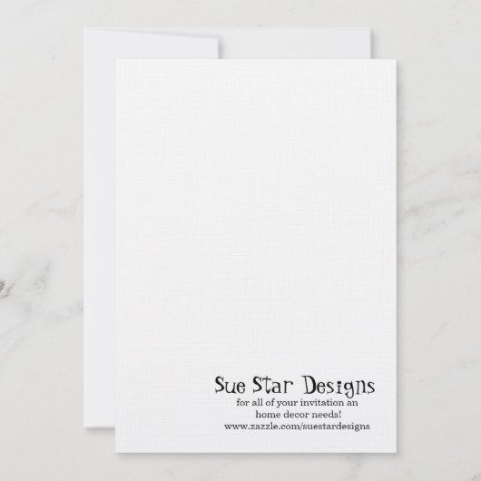 Uitnodiging voor Cowboy Wedding (Achterkant)