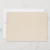 Uitnodiging voor cowboylaarzen bruidsmeisjes lunch (Achterkant)